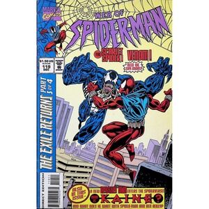 Web of Spider-Man #119 Marvel Comic Venom Scarlet Spider Kaine 1st App FN